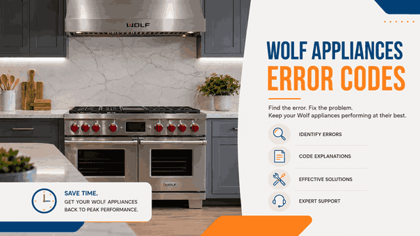 Wolf Appliance Error Codes