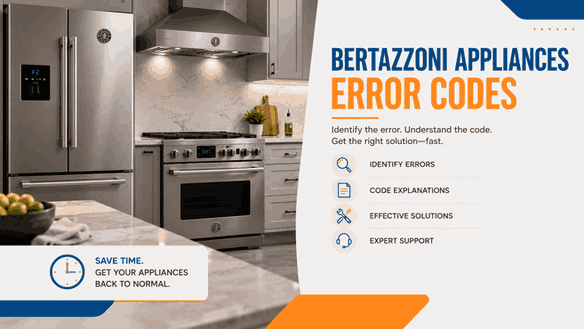 Bertazzoni Appliance Error Codes