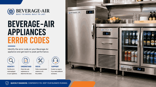 Beverage-Air Commercial Appliance Error Codes