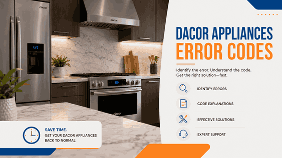 Dacor Appliance Error Codes