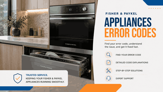 Fisher and Paykel Appliance Error Codes