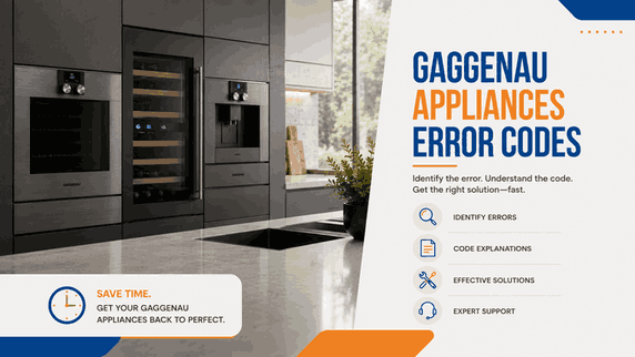 Gaggenau Appliance Error Codes