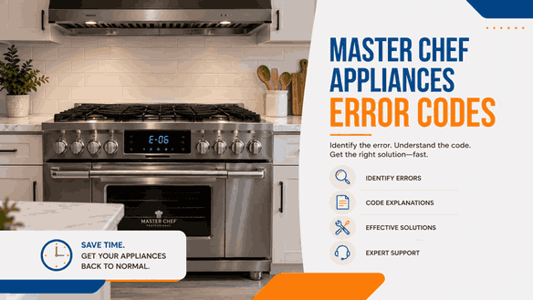 Master Chef Appliance Error Codes