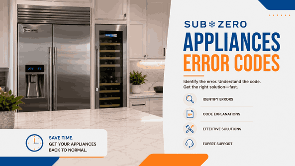 Sub-Zero Appliance Error Codes