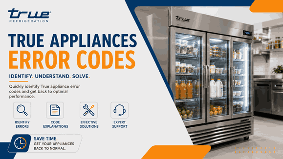True Commercial Appliance Error Codes